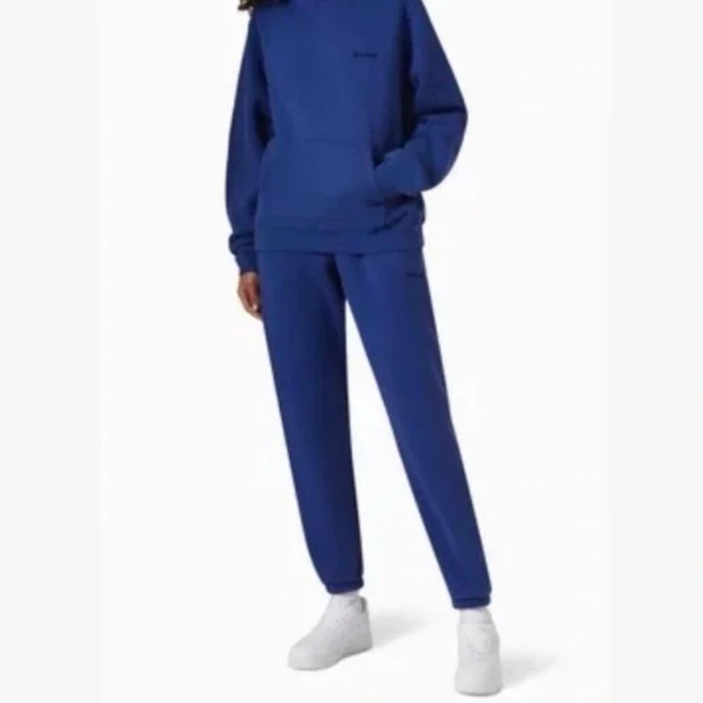 MadHappy Classic Fleece Crewneck and Classic Fleece Sweatpant in Blue